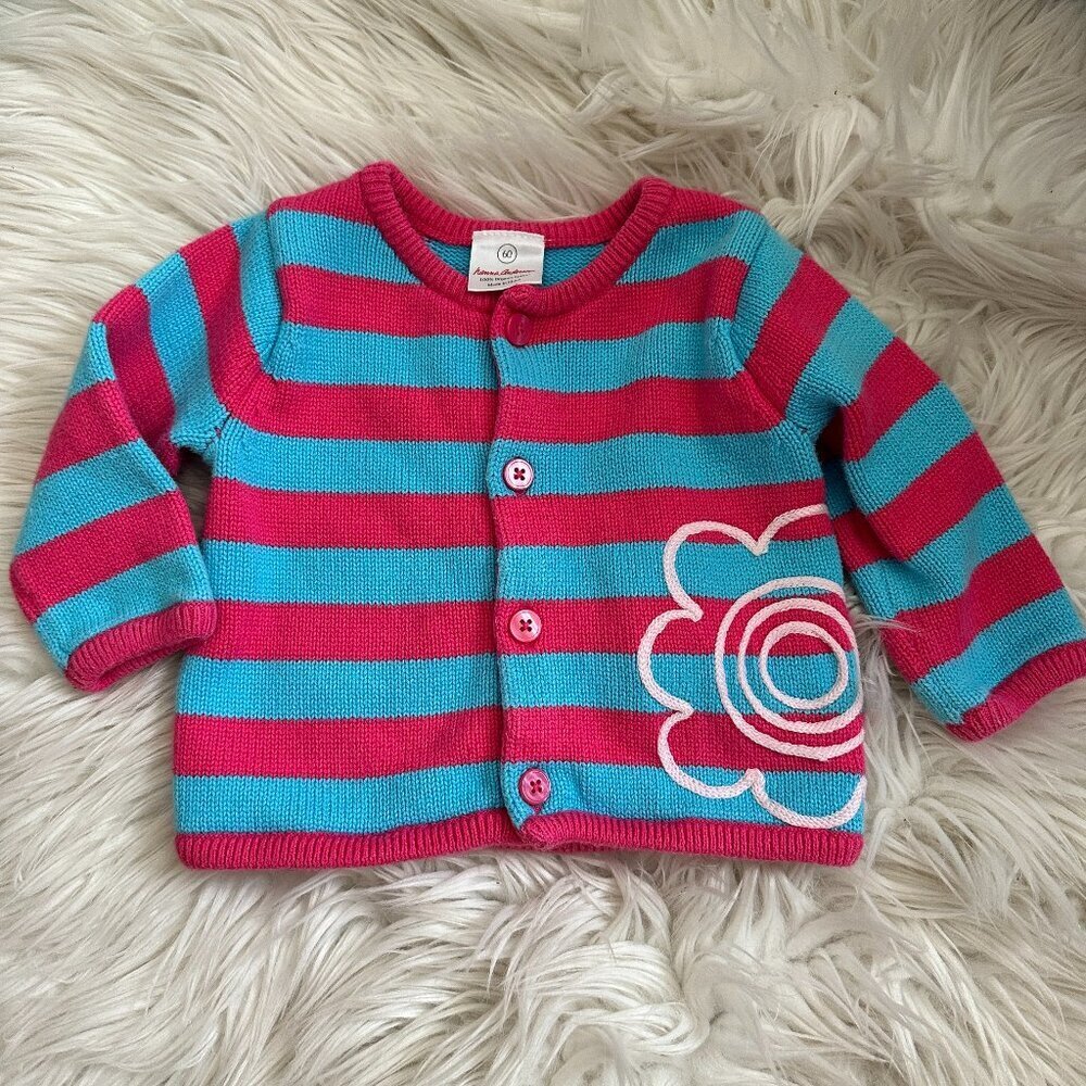 Hanna Andersson striped cardigan size 60 (3-6 months) // 3428 - Picture 1 of 3